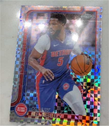 2025-26 Topps Chrome #36 Malik Beasley — front