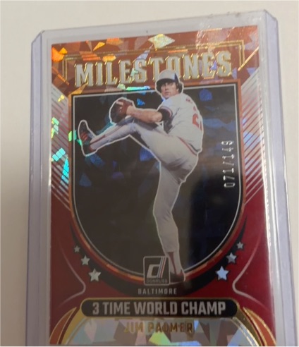 2024 Panini Donruss Milestones #2 Jim Palmer — front