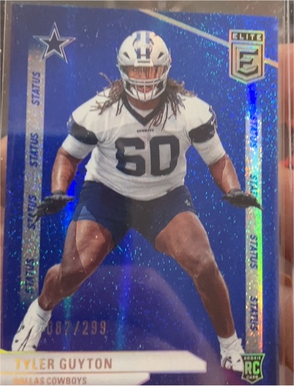 2024 Panini Donruss Elite #151 Tyler Guyton Blue Status — front