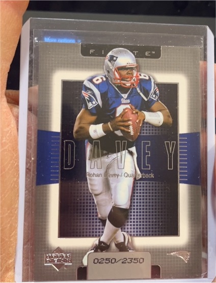 2003 Upper Deck Finite #92 Rohan Davey — front