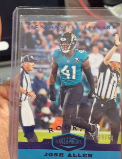 2019 Panini Plates & Patches #93 Josh Allen — front