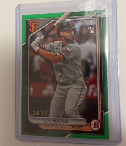 2024 Bowman #12 Luis Matos — front