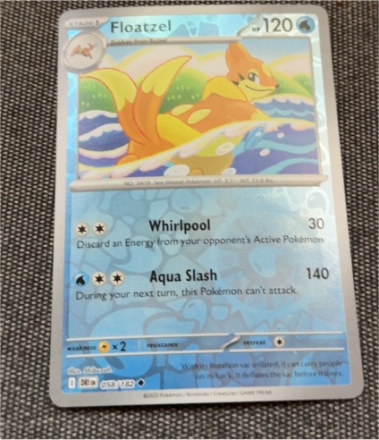 2025 Pokémon #058 Floatzel — front