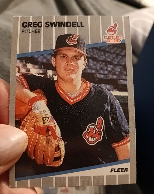 1989 Fleer #413 Greg Swindell — front