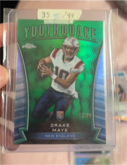 2024 Topps Chrome Youthquake #Y-2 Drake Maye — front