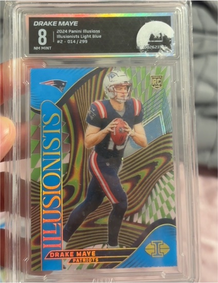 2024 Panini Illusions #2 Illusionists Drake Maye — front