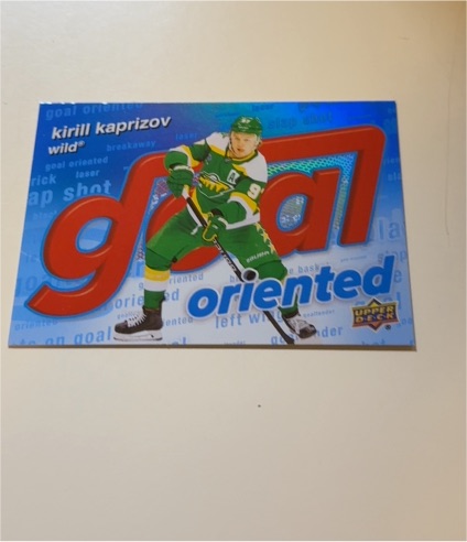 2025-26 Upper Deck Series 1 Goal Oriented #GO-4 Kirill Kaprizov — front