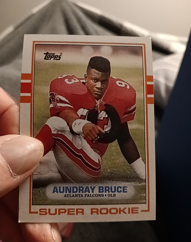 1989 Topps #337 Aundray Bruce — front