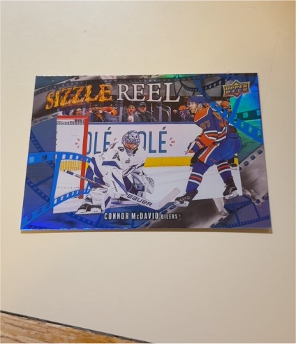 2025-26 Upper Deck Series 1 #SR-15 Connor McDavid Sizzle Reel — front