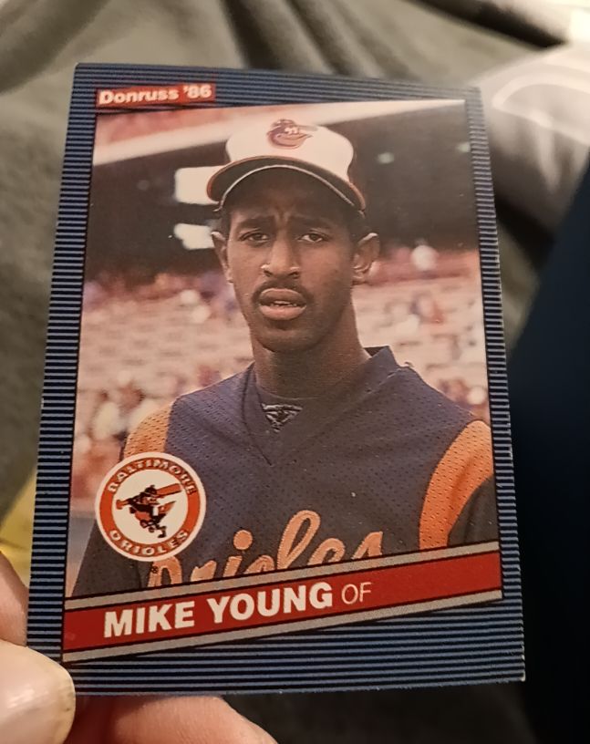 1986 Donruss #123 Mike Young — front