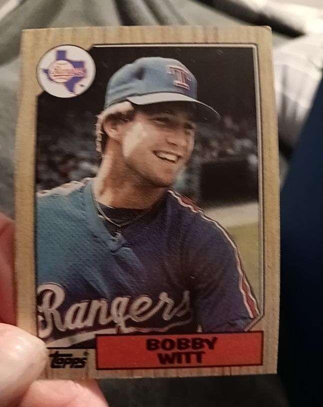 1987 Topps #415 Bobby Witt — front