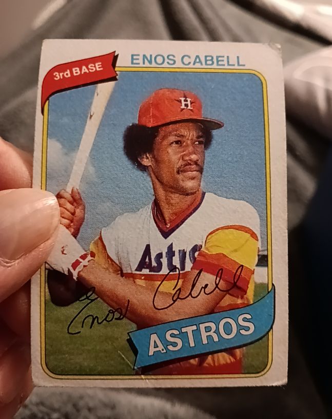 1980 Topps #385 Enos Cabell — front