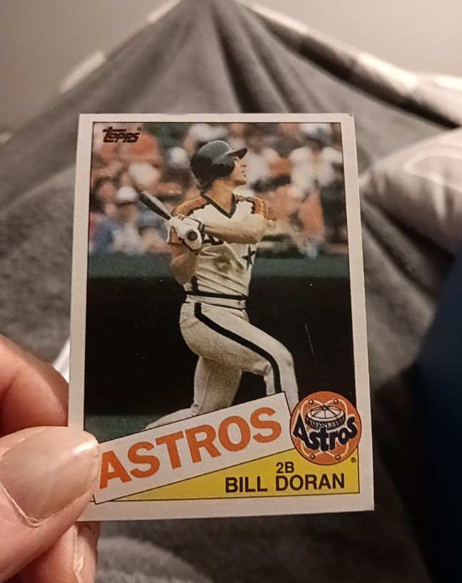 1985 Topps #684 Bill Doran — front