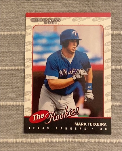 2001 Donruss The Rookies #R91 Mark Teixeira — front