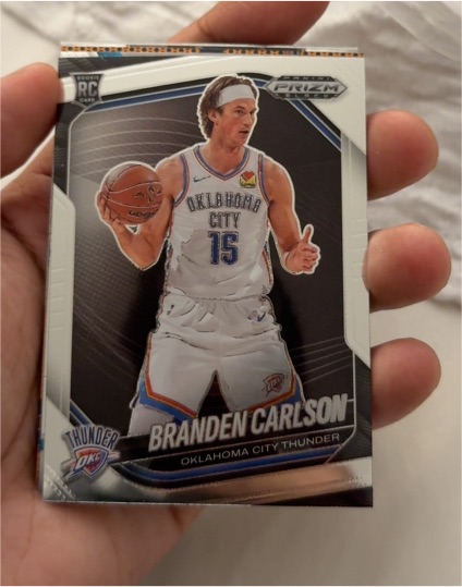 2024-25 Panini Prizm Black #249 Branden Carlson — front