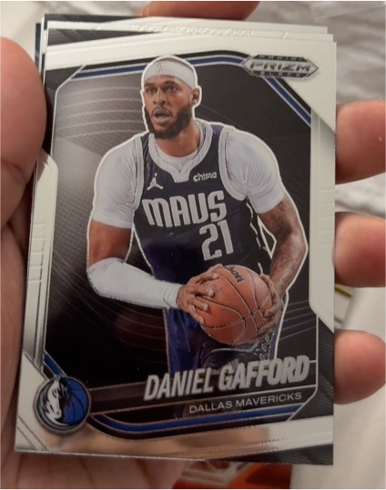 2024-25 Panini Prizm Black #241 Daniel Gafford — front