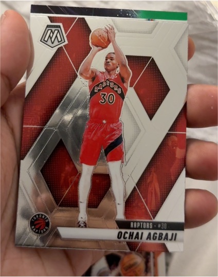2024-25 Panini Mosaic #30 Ochai Agbaji — front
