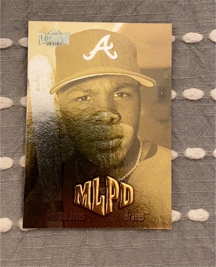 1999 Skybox Metal Universe #294 Andruw Jones — front
