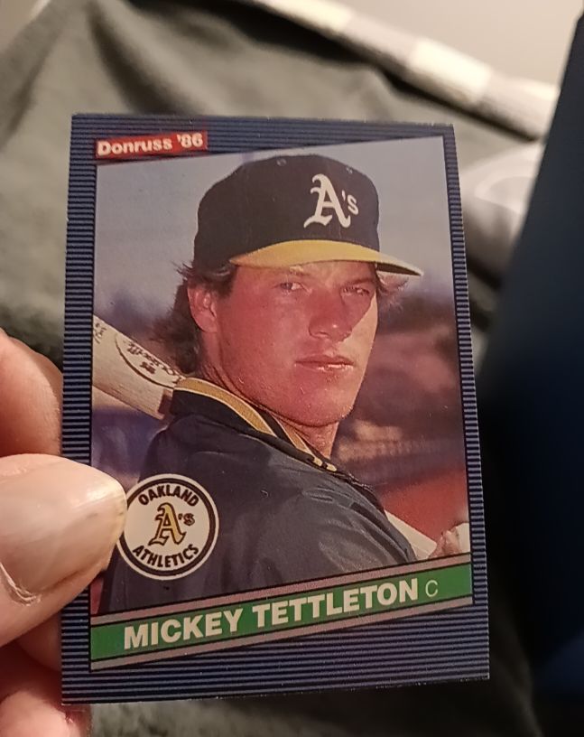 1986 Donruss #345 Mickey Tettleton — front