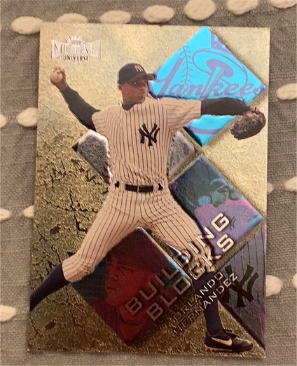 1999 Skybox Metal Universe #265 Orlando Hernandez — front