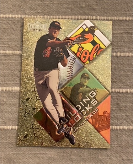 1999 Skybox Metal Universe Building Blocks #252 Ryan Minor — front
