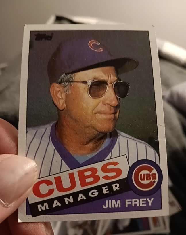 1985 Topps #241 Jim Frey — front