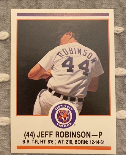 1989 Michigan State Police #44 Jeff Robinson — front