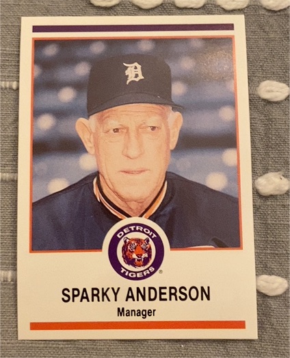 1989 Michigan State Police #NNO Sparky Anderson — front