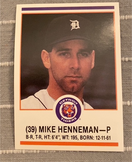 1989 Michigan State Police #39 Mike Henneman — front