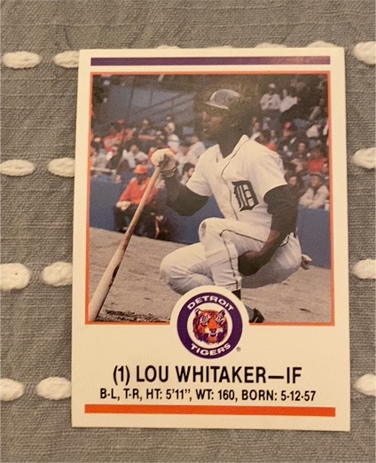 1989 Michigan State Police #1 Lou Whitaker — front