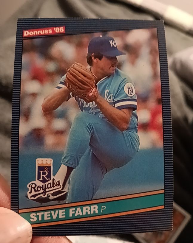1986 Donruss #588 Steve Farr — front