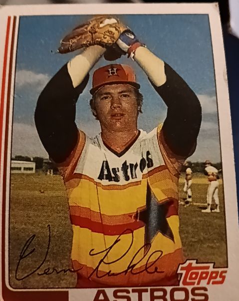 1982 Topps #539 Vern Ruhle Houston Astros — front