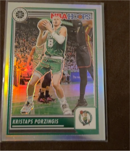 2023-24 Panini NBA Hoops Premium Stock #2 Kristaps Porzingis — front