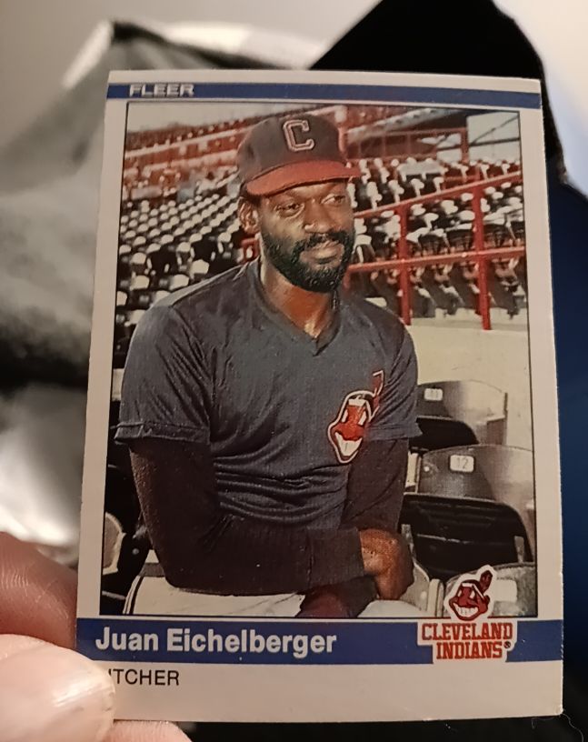 1984 Fleer #539 Juan Eichelberger — front