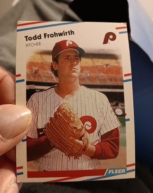 1988 Fleer #301 Todd Frohwirth — front