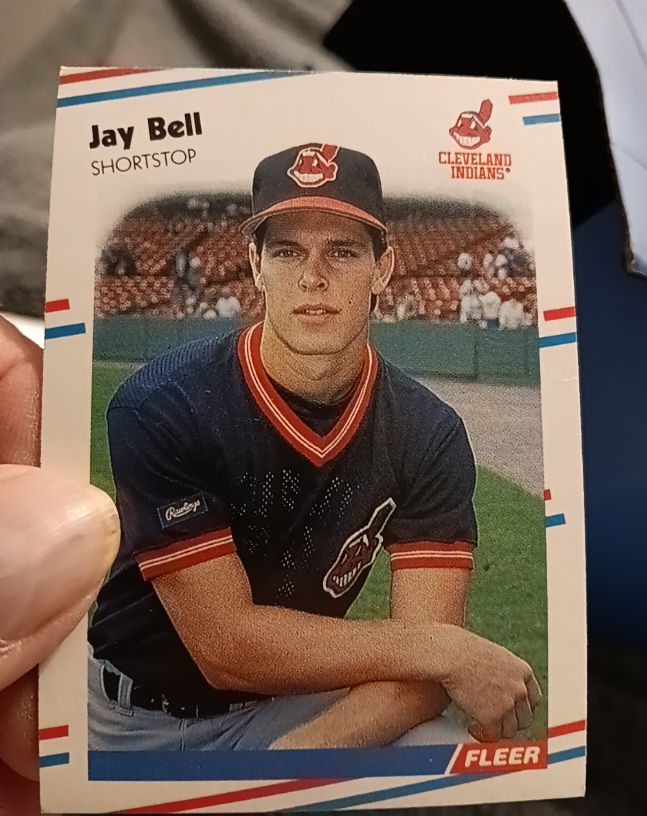 1988 Fleer #602 Jay Bell — front