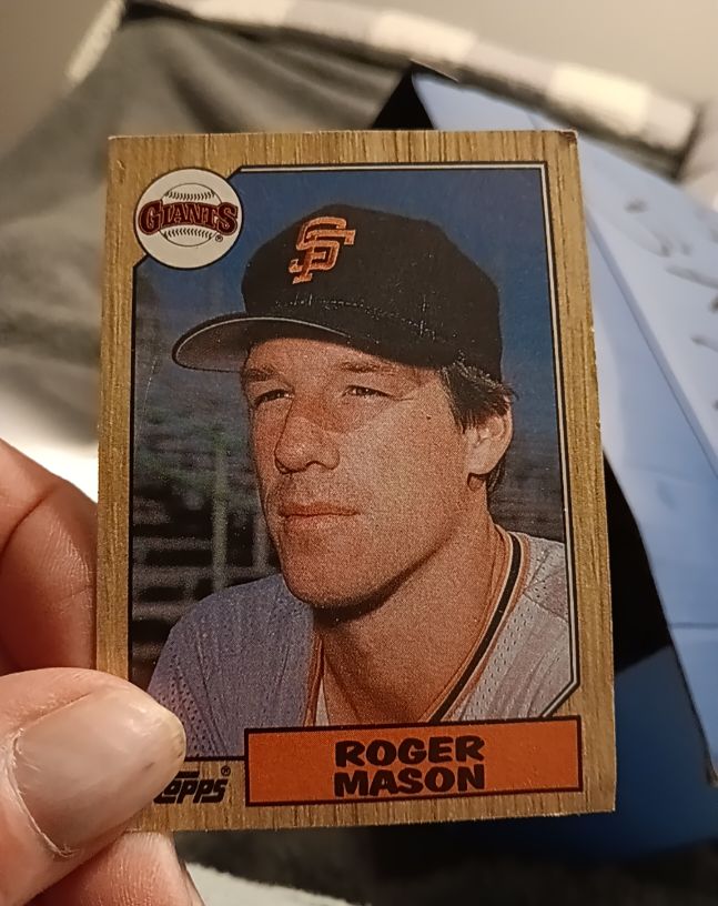 1987 Topps #526 Roger Mason — front