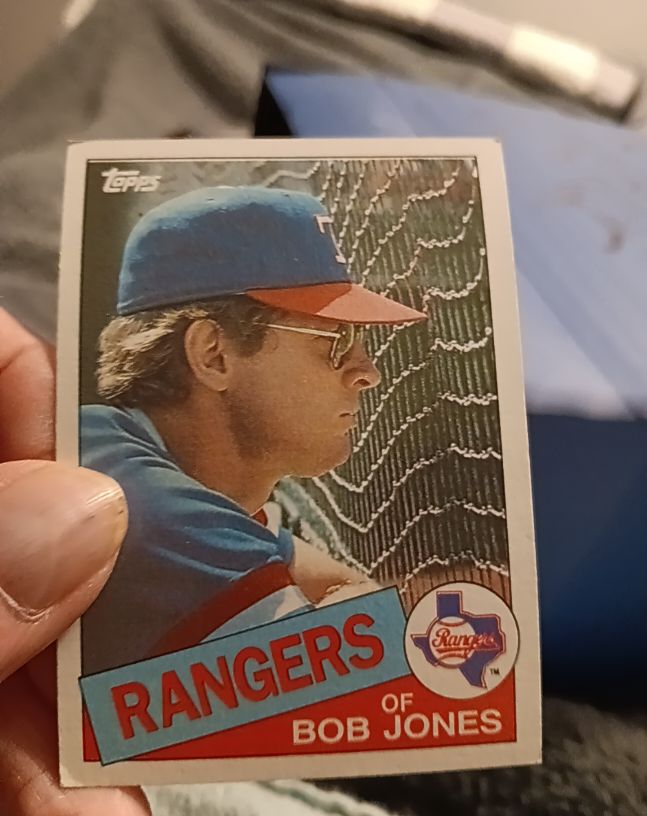 1985 Topps #648 Bob Jones — front