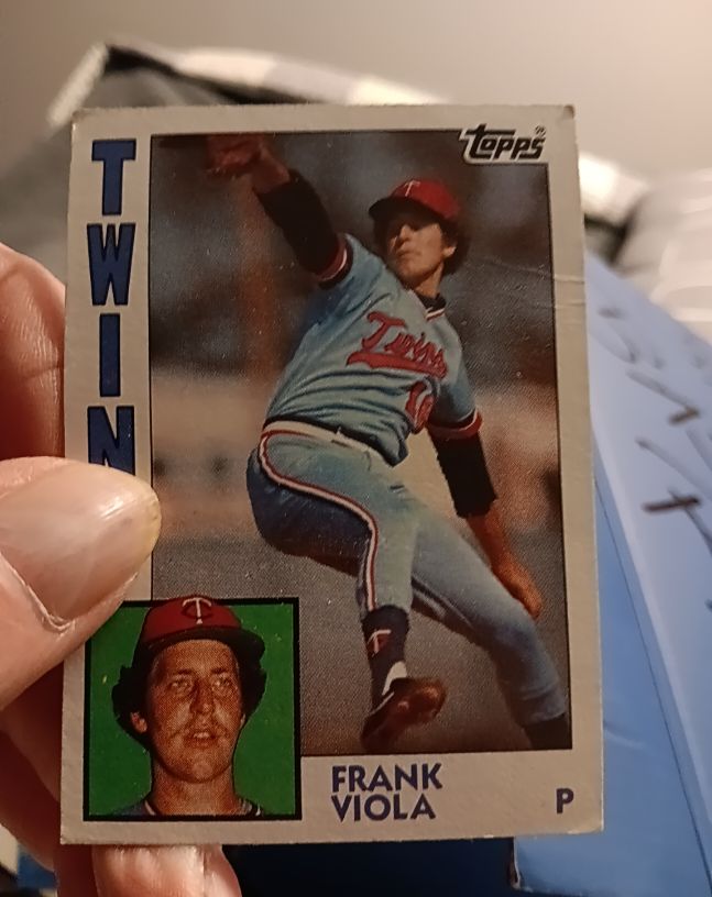 1984 Topps #28 Frank Viola — front