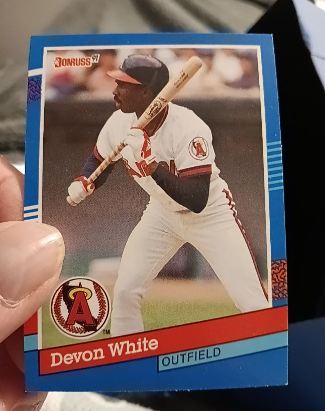 1991 Donruss #150 Devon White — front