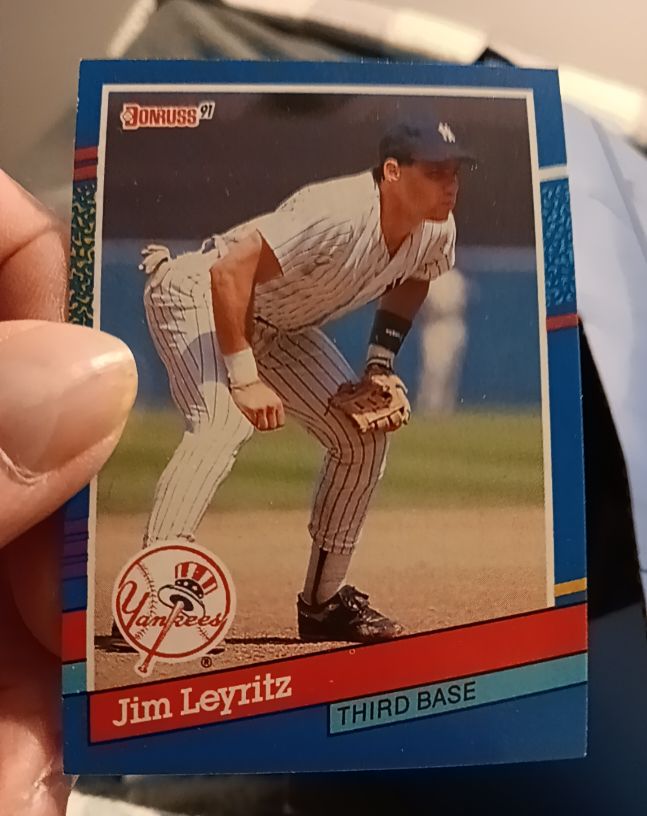 1991 Donruss #219 Jim Leyritz — front