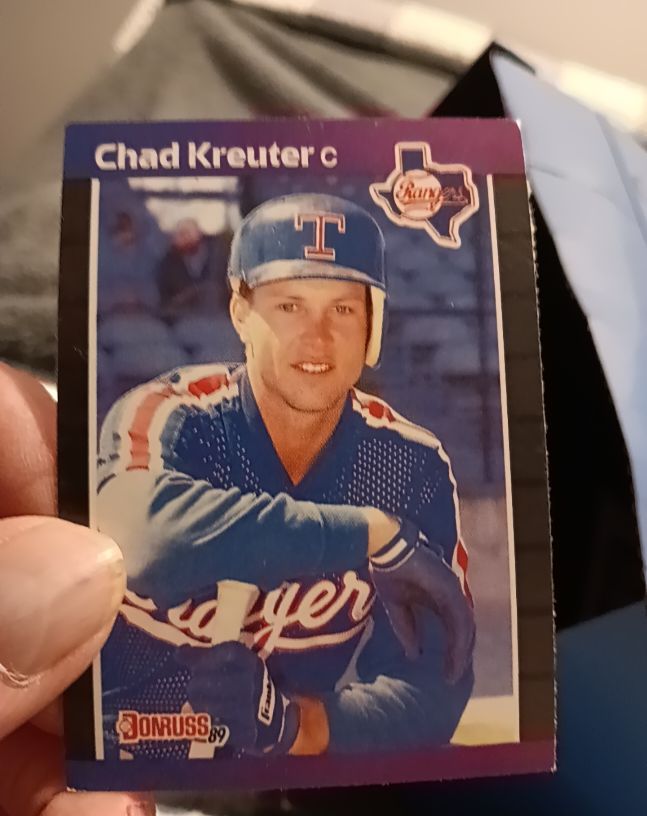 1989 Donruss #579 Chad Kreuter — front