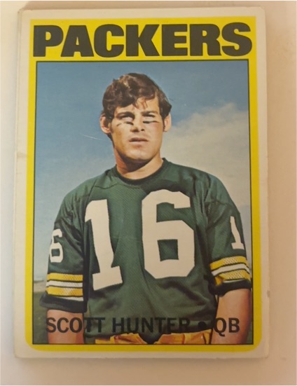 1972 Topps #206 Scott Hunter — front