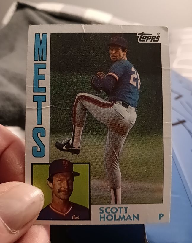 1984 Topps #465 Scott Holman — front