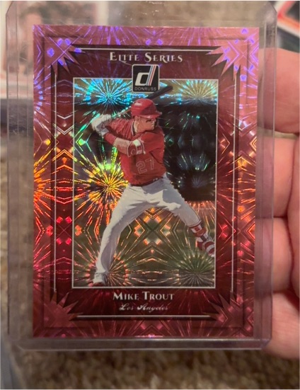 2019 Donruss Elite Series #ES10 Mike Trout — front