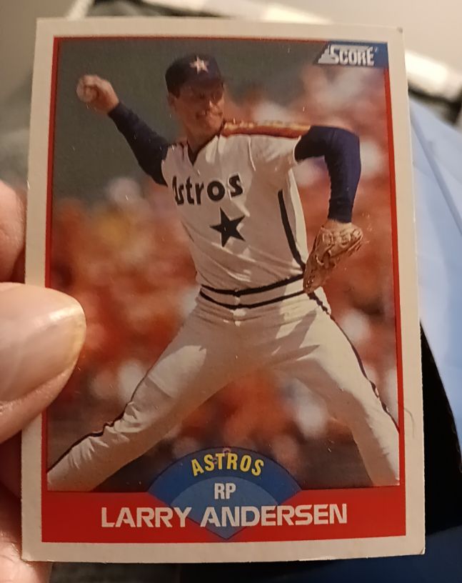 1989 Score #441 Larry Andersen — front