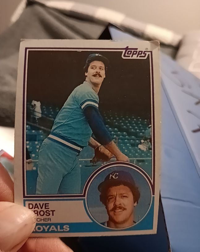 1983 Topps #656 Dave Frost — front