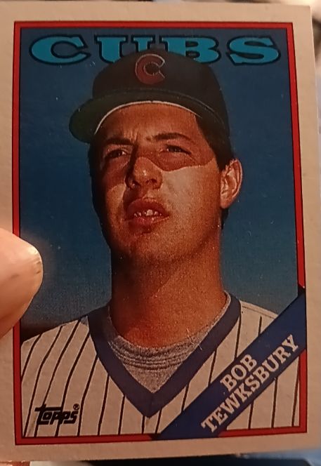 1988 Topps #593 Bob Tewksbury — front
