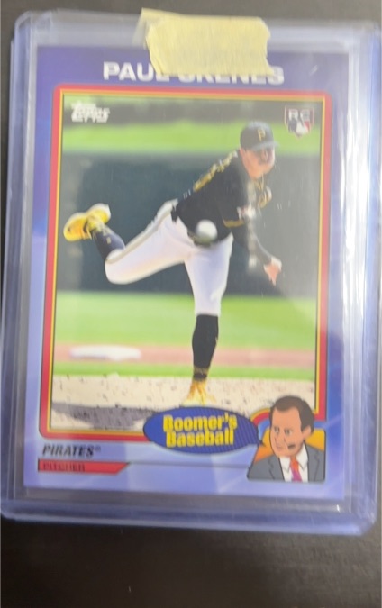 2024 Topps x Chris Berman: Boomer's Baseball #12 Paul Skenes — front