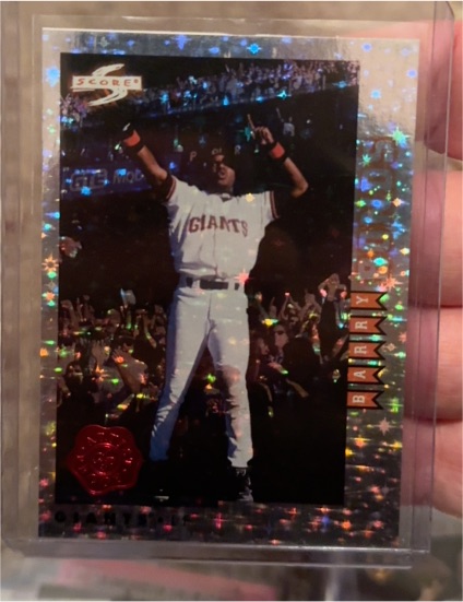 1993 Score #1 Barry Bonds — front